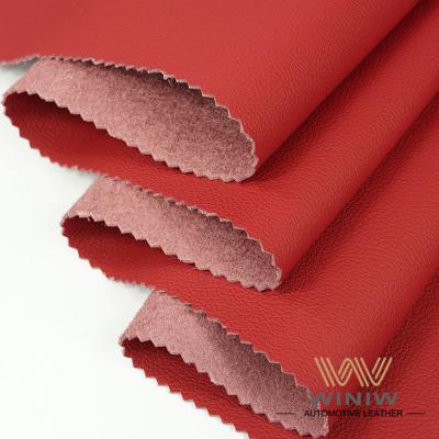 La Chine Red Vegan Alternative to Leather Interior Fabrics Fournisseur