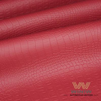 La Chine Clear-Texture Polyurethane Leather Fabric for Auto Interior Fournisseur