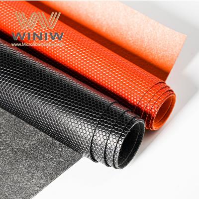 Micro Fiber Vegan Synthetic Leather Garments Material
