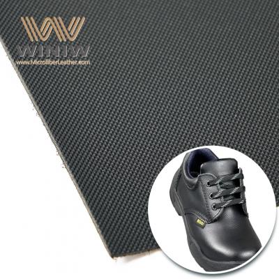 Matériau supérieur de chaussures de travail en cuir synthétique Microfibre TPU