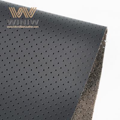 La Chine 1.6mm Perforated Microfiber Leather Synthetic Car Fabric Fournisseur