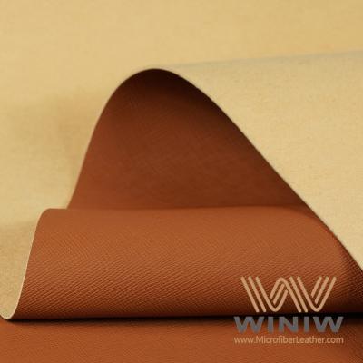 Tissu en cuir résistant à l'hydrolyse pour pochette de luxe en cuir PU noir