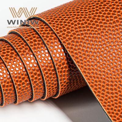 Cuir végétalien élastique pour ballon de basket en cuir PU