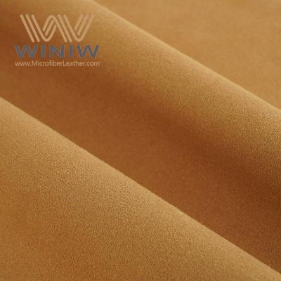 Cuir synthétique floqué doux au toucher pour chaussures de sécurité